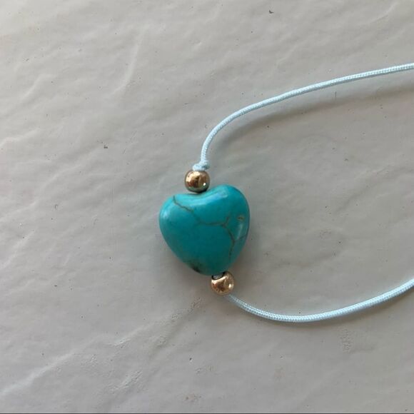 𝅺Aqua/Gray/White/Gold Boho Bracelets Set of 4 - Picture 11 of 12